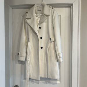 White Calvin Klein Coat